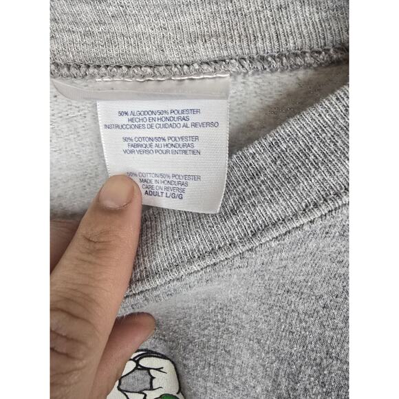 C Port Vintage Oregon Ducks Donald Surfing Crewneck Sweater Sz L #V - Picture 6 of 7